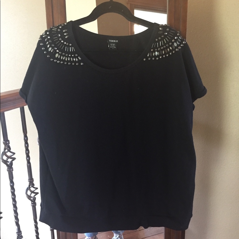 Short sleeve sweater